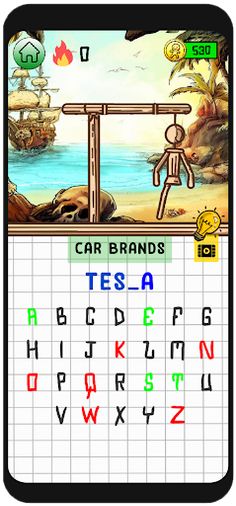 Desperate Hangman - Word Game - Screenshot 3
