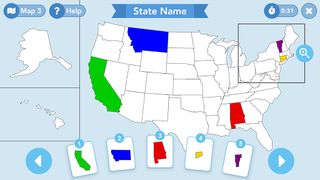 GeoPlunge - Dashing States - Screenshot 1