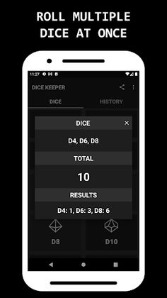 Dice Keeper: RPG Dice Roller - Screenshot 3