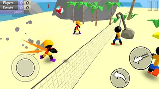 Stickman Beach Volleyball - Screenshot 1