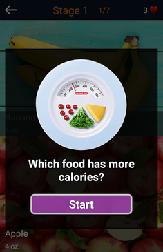 Calorie quiz: Food and drink - Screenshot 2