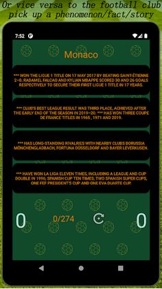 Facts about football clubs - Screenshot 4