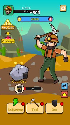 Idle Mine Clicker: Tap Upgrade - Screenshot 1
