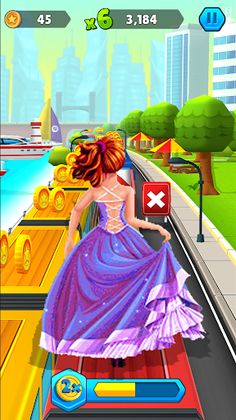 Subway Princess Rush Adventure - Screenshot 2