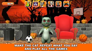 Talking Cat Leo Halloween Fun - Screenshot 1
