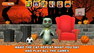 Talking Cat Leo Halloween Fun - Screenshot 1
