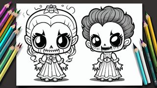 Coloring Night Spooky Horror - Screenshot 3