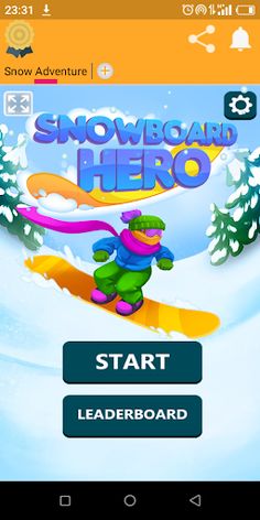 لعبة التزحلق على الثلج - Screenshot 1