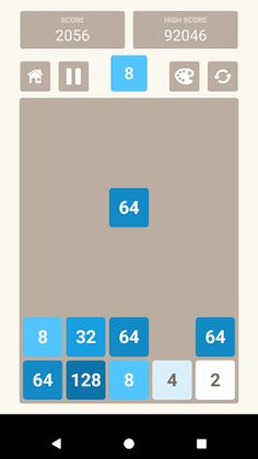 2048 Fall Down - Screenshot 1