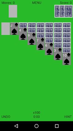 Mini Spider Solitaire - Screenshot 1