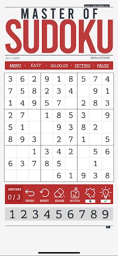 Sudoku Master - Number Puzzles - Screenshot 3