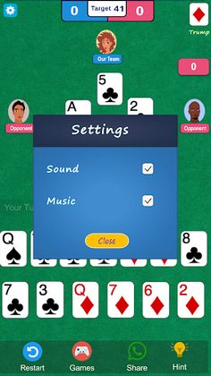 Tarneeb Card Game (طرنيب) - Screenshot 2