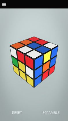 Virtual Rubik's Cube - Screenshot 1