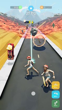 Motor Surge: Volcano Run - Screenshot 2