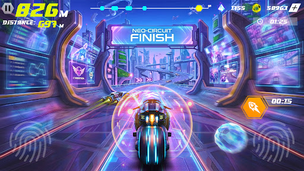 Neon Rider: Light Bike Racing - Screenshot 2