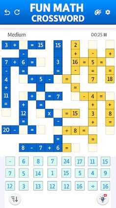 Math Puzzle Game: Crossmath - Screenshot 2