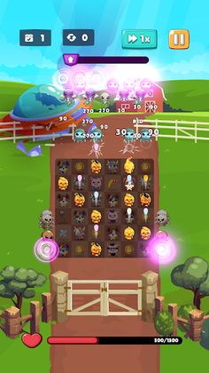 Farm vs Aliens - Merge TD - Screenshot 3