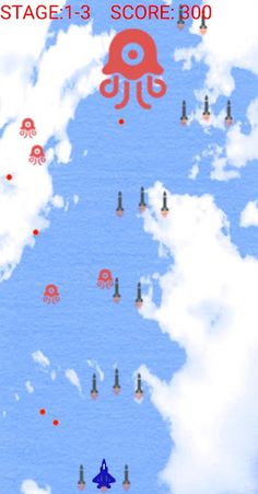 Missile Shooting Game (Barrage - Screenshot 1