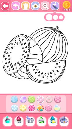Fruits Coloring Game & Drawing - Screenshot 2