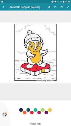 Antarctic penguin coloring - Screenshot 3