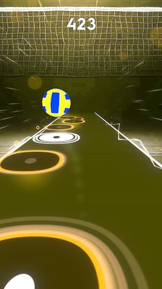 Bouncy Volleyball Hop - Screenshot 1