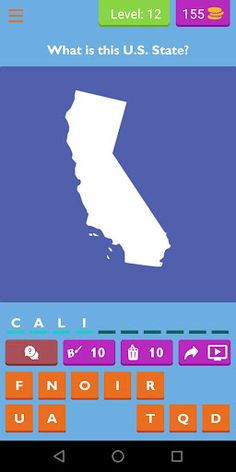 Guess The U.S. States Quiz - Screenshot 4