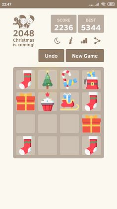 2048 Christmas - Puzzle Game - Screenshot 4