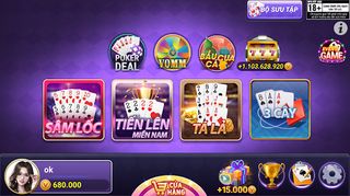 Đánh bài, Nổ hũ, Tiến lên, Sâm - Screenshot 1