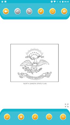 American Flag Coloring - Screenshot 3