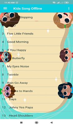English Kids Songs - Offline - Screenshot 2