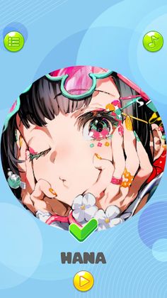 Circle Puzzle Girl Anime - Screenshot 1