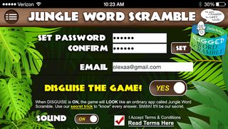 Rigged Word Scramble - Screenshot 1