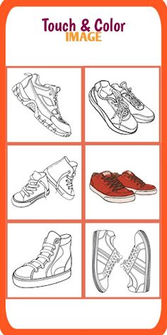 Sneakers Coloring Pages - Screenshot 1