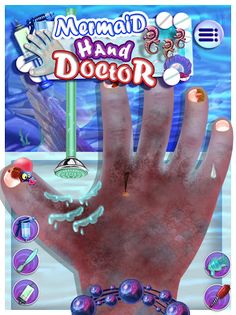 Mermaid Hand Doctor Adventure - Screenshot 4