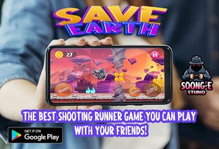 Save Earth Shooting Runner - Screenshot 2