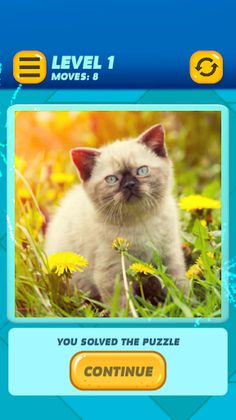 Kitten Puzzlegram: Cat Tangram - Screenshot 3