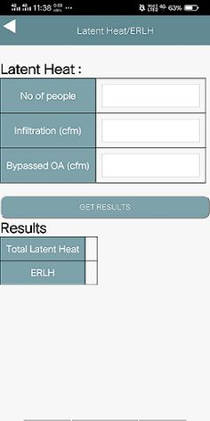 miniHAP - HVAC Calculator - Screenshot 4