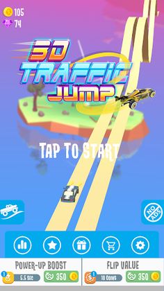 Traffic Jump 3D - Screenshot 1