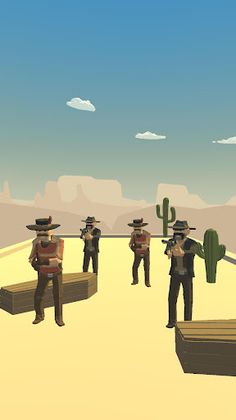 Western Duel - Cowboy Games - Screenshot 2
