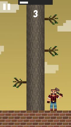 Lumberjack Wood Pixel Craft - Screenshot 2