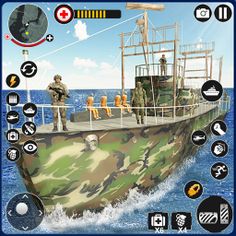 Army Prison Transport Ship Gam - Screenshot 1