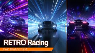 Neon Retro Racing : Music 2023 - Screenshot 3