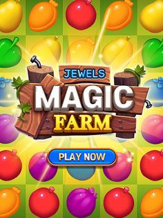 Jewel Magic Farm : Match 3 - Screenshot 1