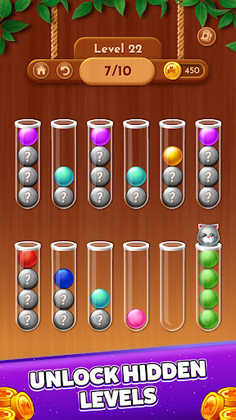 Woody Sort: Ball Sort Puzzle - Screenshot 4