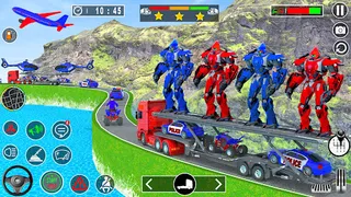 US Police Robot Car Transport - Screenshot 3