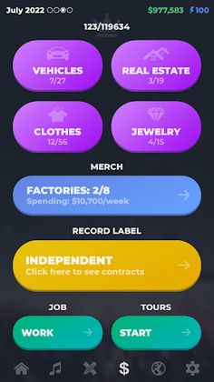 RAPSTAR - rapper simulator - Screenshot 4