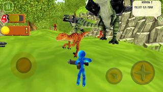 Stickman Dinosaur Hunter - Screenshot 1