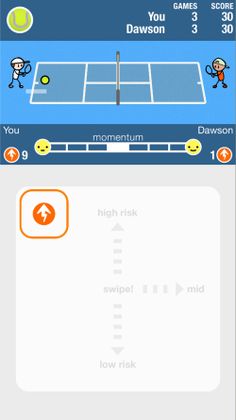 Touch Point Tennis - Screenshot 2
