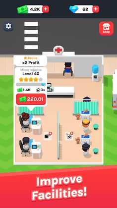 Health City - Hospital Tycoon - Screenshot 4