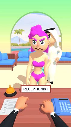 Hotel Receptionist - Screenshot 1